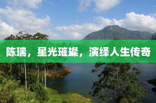 陈瑞，星光璀璨，演绎人生传奇