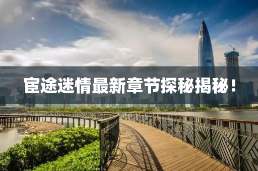 宦途迷情最新章节探秘揭秘！