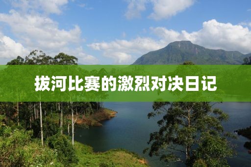 拔河比赛的激烈对决日记