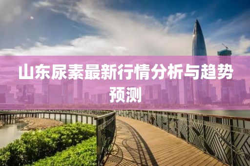 山东尿素最新行情分析与趋势预测