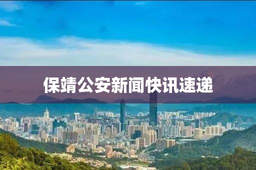 保靖公安新闻快讯速递