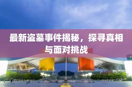 最新盗墓事件揭秘，探寻真相与面对挑战