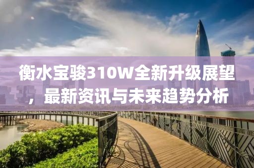 衡水宝骏310W全新升级展望，最新资讯与未来趋势分析