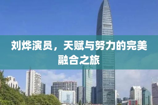 刘烨演员，天赋与努力的完美融合之旅