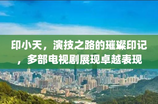 印小天，演技之路的璀璨印记，多部电视剧展现卓越表现