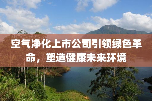 空气净化上市公司引领绿色革命，塑造健康未来环境