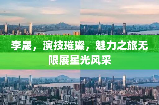 李晟，演技璀璨，魅力之旅无限展星光风采