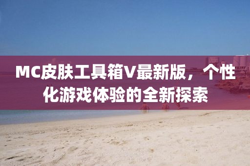 MC皮肤工具箱V最新版，个性化游戏体验的全新探索