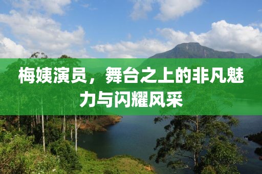 梅姨演员，舞台之上的非凡魅力与闪耀风采
