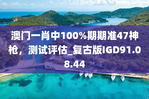 澳门一肖中100%期期准47神枪，测试评估_复古版IGD91.08.44
