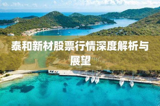 泰和新材股票行情深度解析与展望