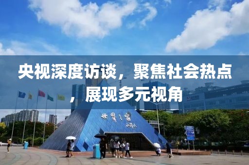 央视深度访谈，聚焦社会热点，展现多元视角