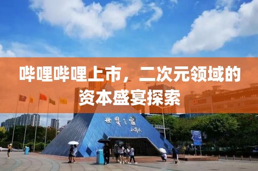 哔哩哔哩上市，二次元领域的资本盛宴探索