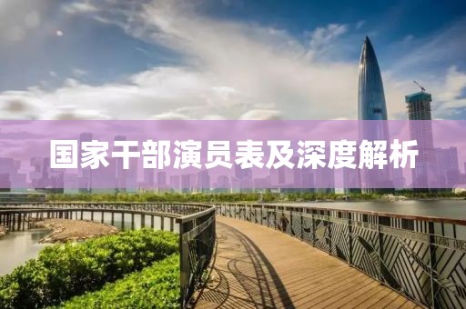 国家干部演员表及深度解析