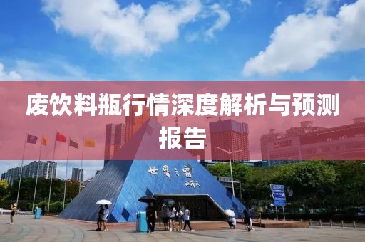 废饮料瓶行情深度解析与预测报告
