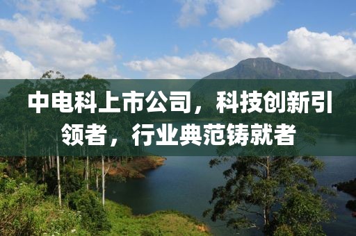 中电科上市公司，科技创新引领者，行业典范铸就者
