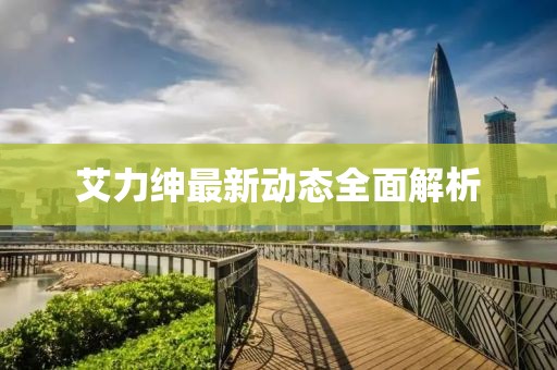 艾力绅最新动态全面解析