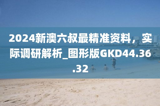 2024新澳六叔最精准资料，实际调研解析_图形版GKD44.36.32