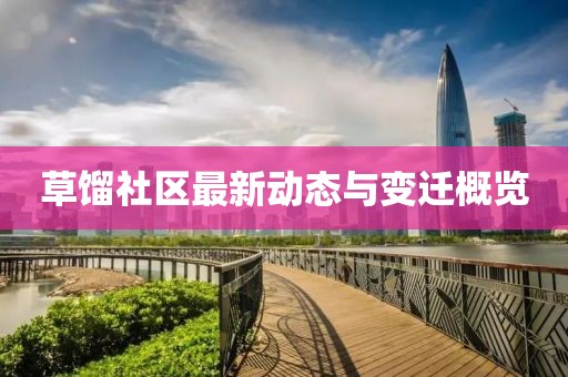 草馏社区最新动态与变迁概览