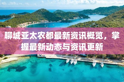 聊城亚太农都最新资讯概览，掌握最新动态与资讯更新