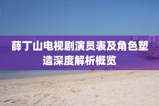 薛丁山电视剧演员表及角色塑造深度解析概览