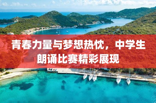 青春力量与梦想热忱，中学生朗诵比赛精彩展现