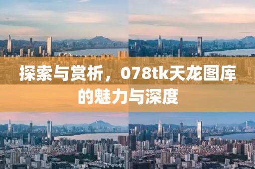 探索与赏析，078tk天龙图库的魅力与深度