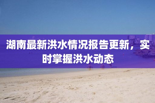 湖南最新洪水情况报告更新，实时掌握洪水动态