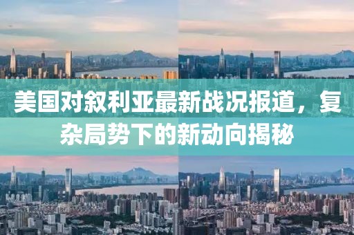 美国对叙利亚最新战况报道，复杂局势下的新动向揭秘
