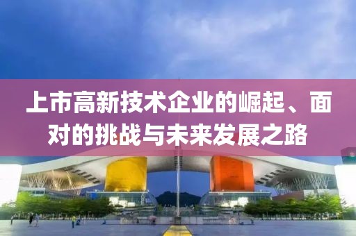 上市高新技术企业的崛起、面对的挑战与未来发展之路