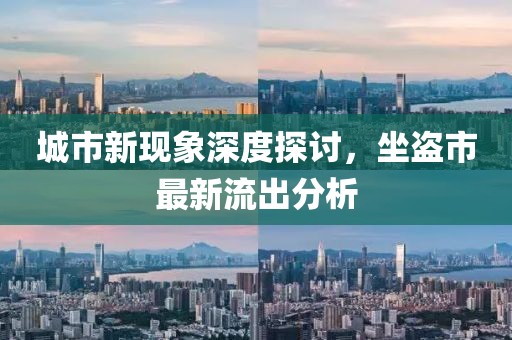 城市新现象深度探讨，坐盗市最新流出分析