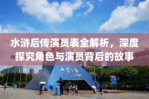 水浒后传演员表全解析，深度探究角色与演员背后的故事