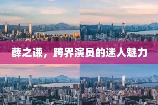 薛之谦，跨界演员的迷人魅力