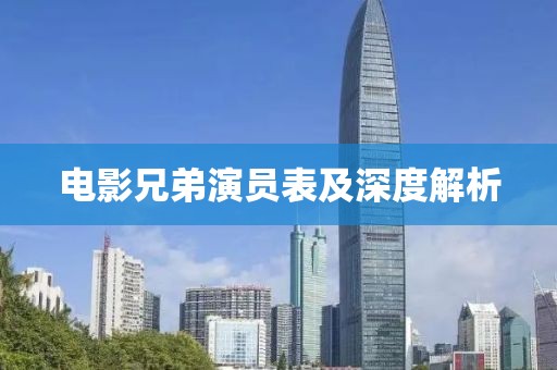 电影兄弟演员表及深度解析
