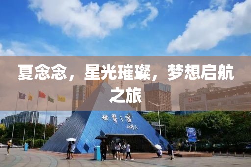夏念念，星光璀璨，梦想启航之旅