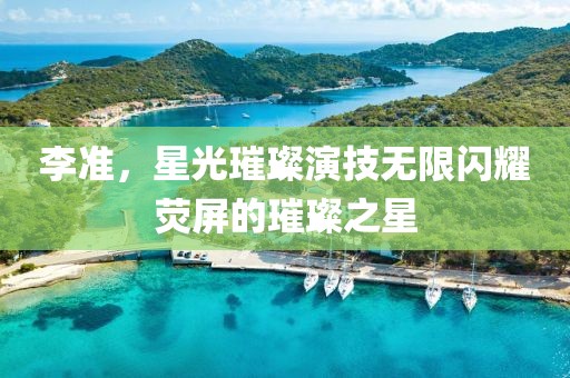 李准，星光璀璨演技无限闪耀荧屏的璀璨之星