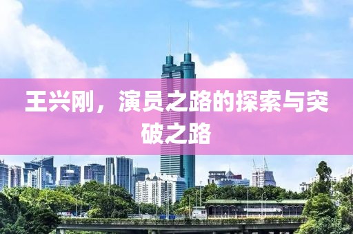 王兴刚，演员之路的探索与突破之路