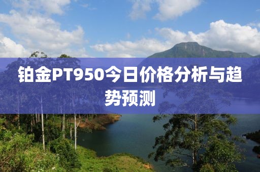铂金PT950今日价格分析与趋势预测