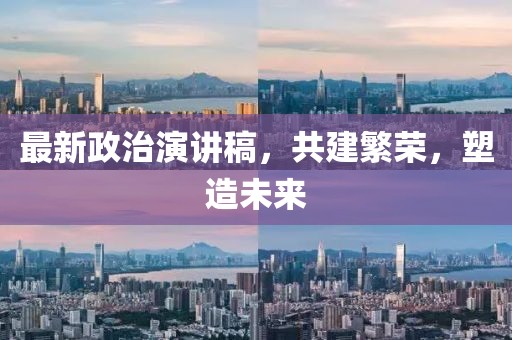 最新政治演讲稿，共建繁荣，塑造未来