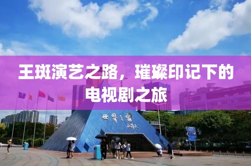 王斑演艺之路，璀璨印记下的电视剧之旅