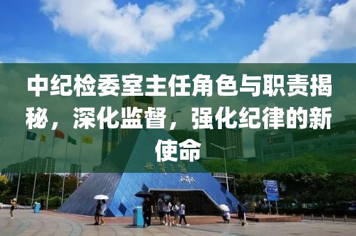 中纪检委室主任角色与职责揭秘，深化监督，强化纪律的新使命