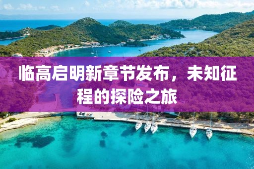 临高启明新章节发布，未知征程的探险之旅
