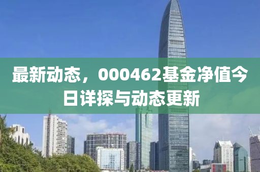 最新动态，000462基金净值今日详探与动态更新