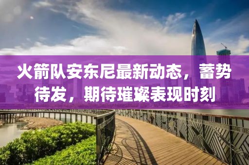 火箭队安东尼最新动态，蓄势待发，期待璀璨表现时刻