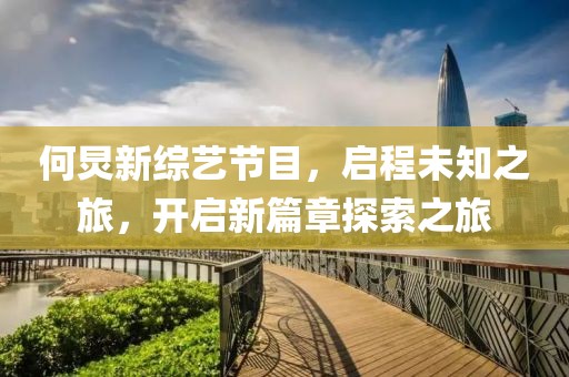 何炅新综艺节目，启程未知之旅，开启新篇章探索之旅