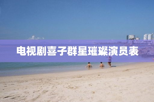 电视剧喜子群星璀璨演员表