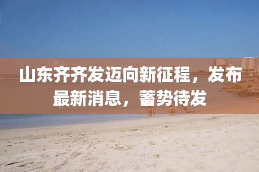 山东齐齐发迈向新征程，发布最新消息，蓄势待发