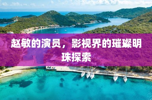 赵敏的演员，影视界的璀璨明珠探索