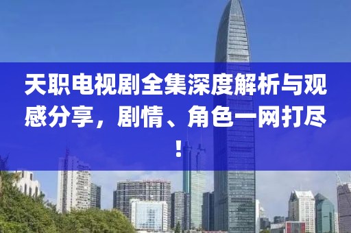 天职电视剧全集深度解析与观感分享，剧情、角色一网打尽！