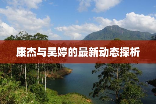 康杰与吴婷的最新动态探析